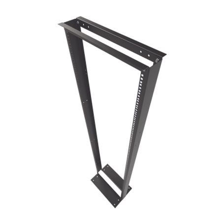 Rack De 2 Postes Estándar 19 45 Unidades Fabricado En Acero Base L Para Anclar A Piso.