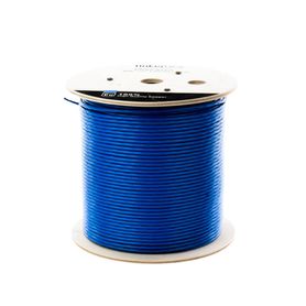 bobina de cable uutp cat6a de 305 mts color azul cm soporta 10gbaset para transmisión de frecuencias de hasta 500mhz ul73897
