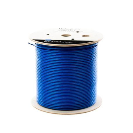 Bobina De Cable U/utp Cat6a De 305 Mts Color Azul Cm Soporta 10gbaset Para Transmisión De Frecuencias De Hasta 500mhz Ul