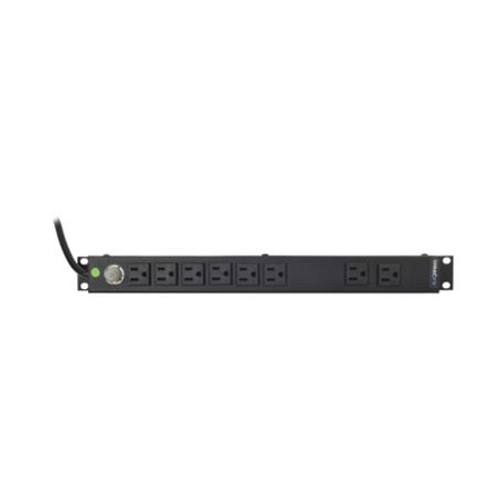 Tomacorriente Horizontal (pdu) De 8 Contactos (nema 515r) Rack 19 1ur. Voltaje Entrada/salida 120vca/15a