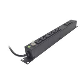 tomacorriente horizontal pdu de 8 contactos nema 515r rack 19 1ur voltaje entradasalida 120vca15a78561