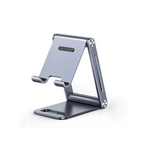 soporte para teléfono celular de aluminio  angulo ajustable  amplia compatibilidad con dispositivos de 47 a 79  antideslizante 