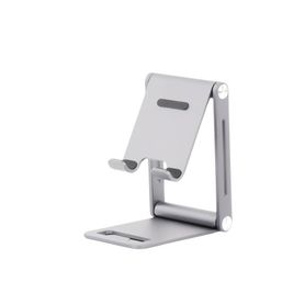 soporte para teléfono celular de aluminio  angulo ajustable  amplia compatibilidad con dispositivos de 47 a 79  antideslizante 