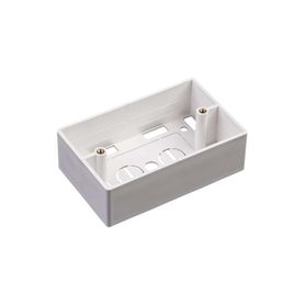 caja de pared universal color blanco para montaje con placas de pared 89531