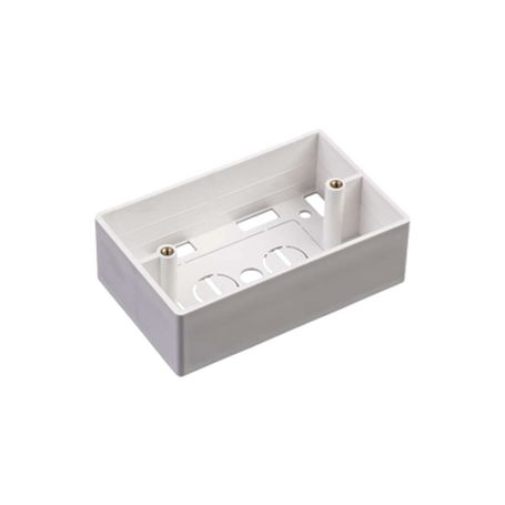 caja de pared universal color blanco para montaje con placas de pared 89531