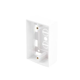 caja de pared universal color blanco para montaje con placas de pared 89531