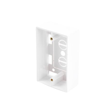 Caja De Pared Universal Color Blanco Para Montaje Con Placas De Pared 