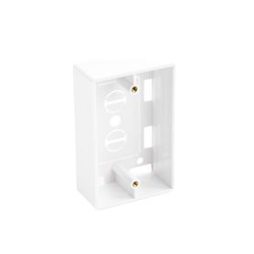 caja de pared universal color blanco para montaje con placas de pared 89531