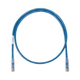 cable de parcheo utp categoria 6 con plug modular en cada extremo  1 m  azul
