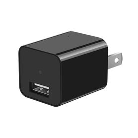 cámara oculta en cargador de pared spyce camera  memoria de 8gb  resolución 2 megapixel 1080p  grabación continua o por movimie