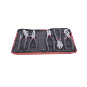 juego de 5 pinzas de 8 con estuche incluye p mecánica p para tubo p eléctrica p corte nariz larga200984