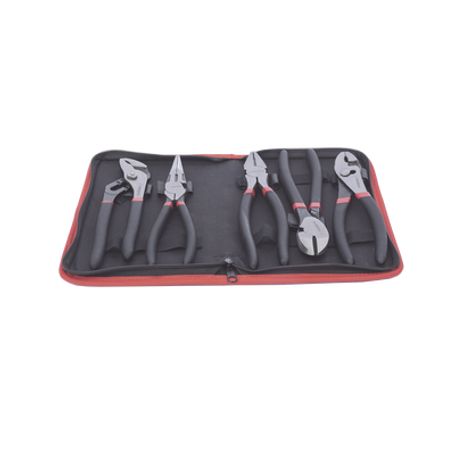 Juego De 5 Pinzas De 8 Con Estuche. Incluye P. Mecánica P. Para Tubo P. Eléctrica P. Corte Nariz Larga. Juego De 5 Pinzas De 8 Con Estuche. Incluye P. Mecánica P. Para Tubo P. Eléctrica P. Corte Nariz Larga.