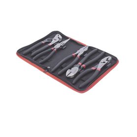 juego de 5 pinzas de 8 con estuche incluye p mecánica p para tubo p eléctrica p corte nariz larga200984