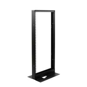 rack de 2 postes estándar 19 24 unidades fabricado en acero base l para anclar a piso71599