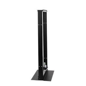 rack de 2 postes estándar 19 24 unidades fabricado en acero base l para anclar a piso71599