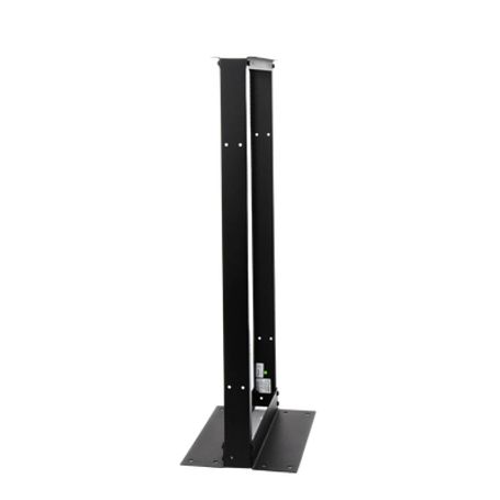 Rack De 2 Postes Estándar 19 24 Unidades Fabricado En Acero Base L Para Anclar A Piso.