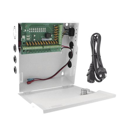 Fuente De Poder Profesional De 12 Vcc  20 A / Soporta 18 Cámaras / Capacidad De Bateria De Respaldo (no Incluida) / Voltaje De E