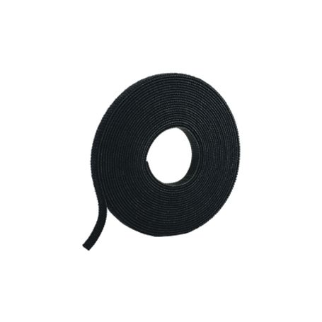 rollo de cinta de contacto de 75 pies 229m de largo 191 mm de ancho color negro141365