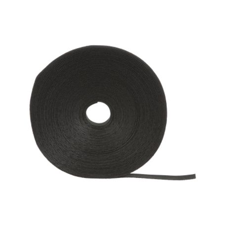 Rollo De Cinta De Contacto De 75 Pies (22.9m) De Largo 19.1 Mm De Ancho Color Negro Rollo De Cinta De Contacto De 75 Pies (22.9m) De Largo 19.1 Mm De Ancho Color Negro