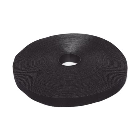 Rollo De Cinta De Contacto De 75 Pies (22.9m) De Largo 19.1 Mm De Ancho Color Negro Rollo De Cinta De Contacto De 75 Pies (22.9m) De Largo 19.1 Mm De Ancho Color Negro