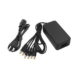 fuente de alimentación de 6 salidas tipo jack macho de 12 vcc  6 amper93351