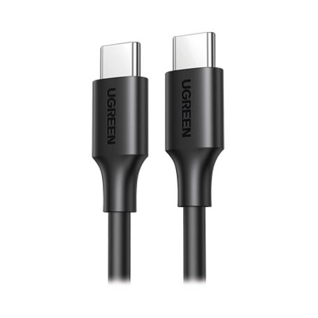 Cable Usbc A Usbc  1 Metro  Carga Rápida De Hasta 60w  Transferencia De Datos De 480 Mbps  Pd3.0  Qc 4.0/3.0/2.0  Fpc  Afc  Dura