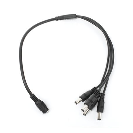 Cable Con Conector Jack Hembra De 3.5 Mm Con 4 Salidas De Jack Macho (divisor De Energia)  / Tipo Pulpo / 4 Conectores Macho / 1