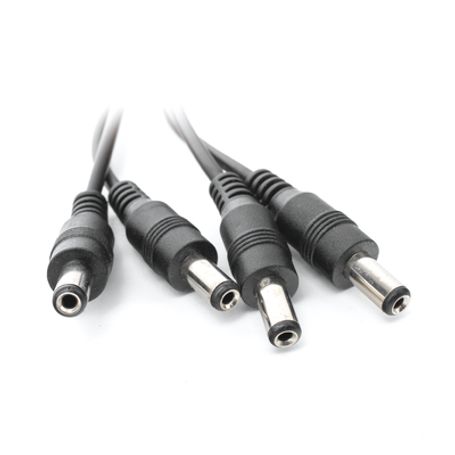 Cable Con Conector Jack Hembra De 3.5 Mm Con 4 Salidas De Jack Macho (divisor De Energia)  / Tipo Pulpo / 4 Conectores Macho / 1