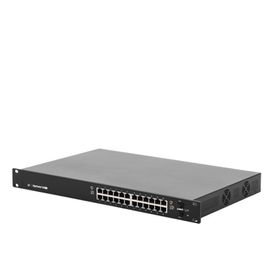 switch edgemax administrable de 24 puertos gigabit con poepoe pasivo 24v  2 puertos sfp 250 w72471