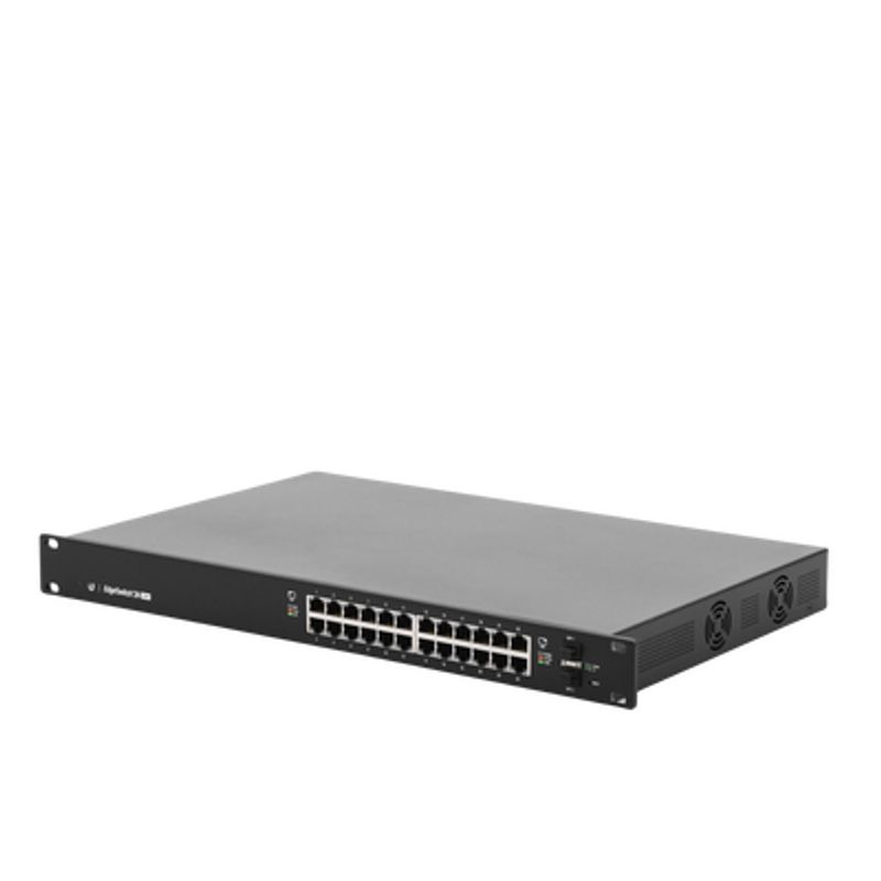 Switch Edgemax Administrable De 24 Puertos Gigabit Con Poe/poe Pasivo 24v  2 Puertos Sfp 250 W