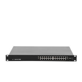 switch edgemax administrable de 24 puertos gigabit con poepoe pasivo 24v  2 puertos sfp 250 w72471