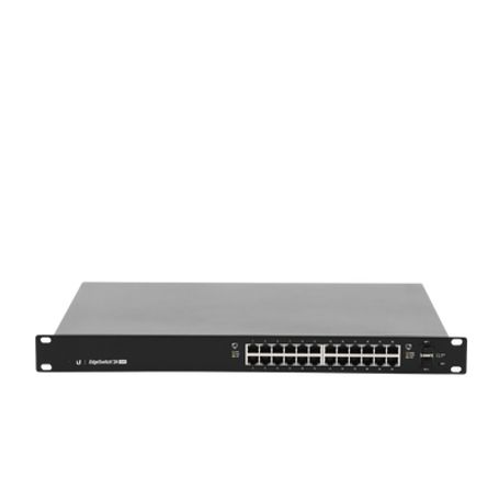 Switch Edgemax Administrable De 24 Puertos Gigabit Con Poe/poe Pasivo 24v  2 Puertos Sfp 250 W