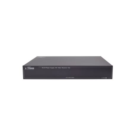 Kit De Transceptor Activo De 16 Canales / Videopoder En Un Solo Cable Utp / 150m En 4k 200m En 5 Mp/ Envia 36 Vcc Y Recibe 12 Vc