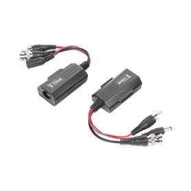 kit de transceptores activos envia alimentación 12v24vccac video y audio a una distancia de hasta 150 m en 4k para aplicaciones