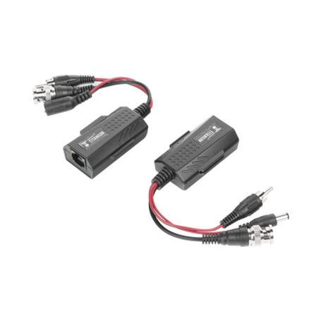kit de transceptores activos envia alimentación 12v24vccac video y audio a una distancia de hasta 150 m en 4k para aplicaciones