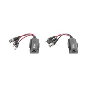 kit de transceptores activos envia alimentación 12v24vccac video y audio a una distancia de hasta 150 m en 4k para aplicaciones