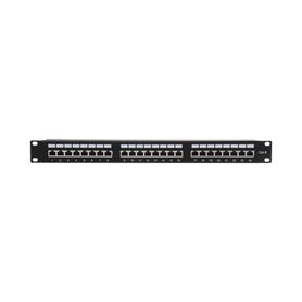 panel de parcheo de impacto 110 blindado stp de 24 puertos cat6 19in 65985