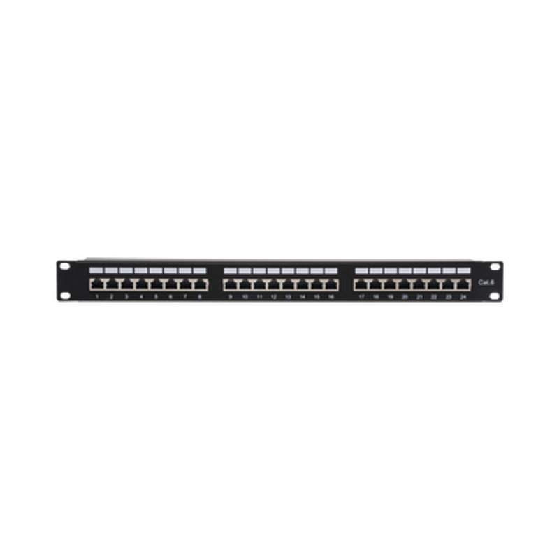 Panel De Parcheo De Impacto (110) Blindado (stp) De 24 Puertos Cat6 19in 