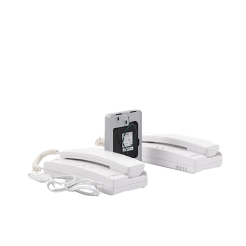 Kit De Audio Portero Con 2 Auriculares Y Frente De Calle 