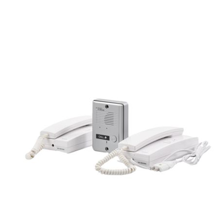 Kit De Audio Portero Con 2 Auriculares Y Frente De Calle 