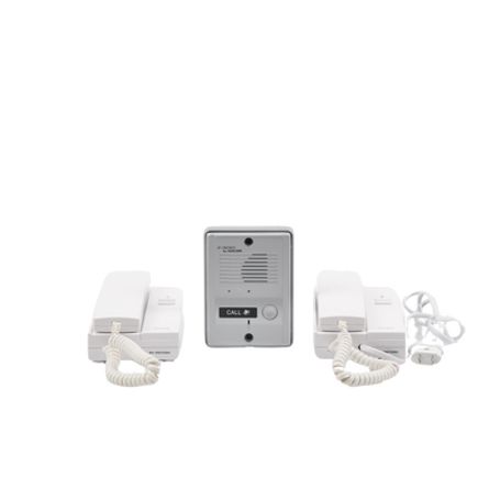 Kit De Audio Portero Con 2 Auriculares Y Frente De Calle 