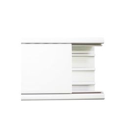canaleta con tapa en color blanco de pvc auto extinguible 100 x 52 x 2500mm 550101250
