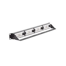 panel de parcheo de impacto 110 utp de 24 puertos cat5e 19in con barra para organizar cable65978