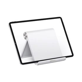 soporte de escritorio para tablet   ajustable de 0° a 100°  goma antiaranazos  antideslizante  amplia compatibilidad con dispos