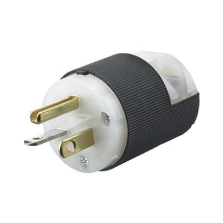 clavija entrada recta 20 a 125 v 2 polos 3 hilos nema 520 p grado industrial comercial
