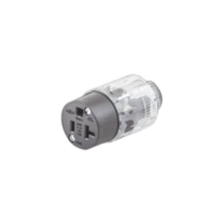 conector iluminado 20 a 125 v ca 2 polos 3 hilos nema 520r204063