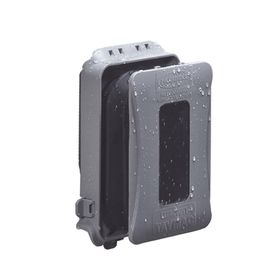 cubierta impermeable 1 unidad horizontalvertical servicio pesado expandible color gris215357