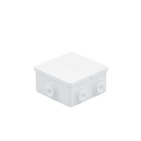 caja de derivación de pvc autoextinguible con 10 entradas tapa y tornillo de media vuelta de 14 150x110x70 mm 59 x 43 x 27 in p