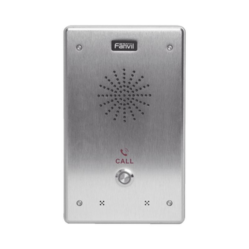 Intercomunicador Ip 2 Lineas Sip 2 Relevadores Con Botón Para Llamada Antivandálico Ip65 E Ik10 Poe