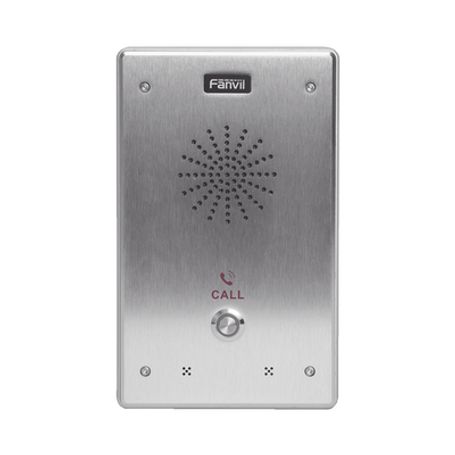 Intercomunicador Ip 2 Lineas Sip 2 Relevadores Con Botón Para Llamada Antivandálico Ip65 E Ik10 Poe
